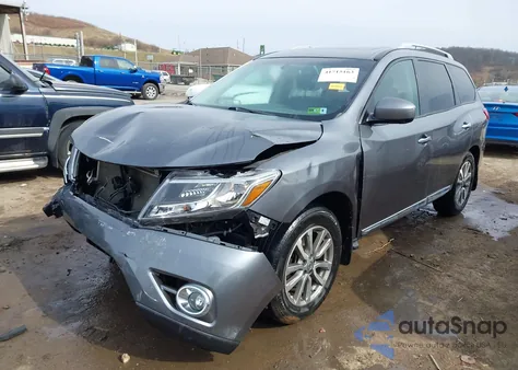 2015 Nissan Pathfinder Sl from USA, damaged, VIN 5N1AR2MM3FC654531